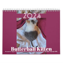 Gatito de Butterball: Calendario 2024
