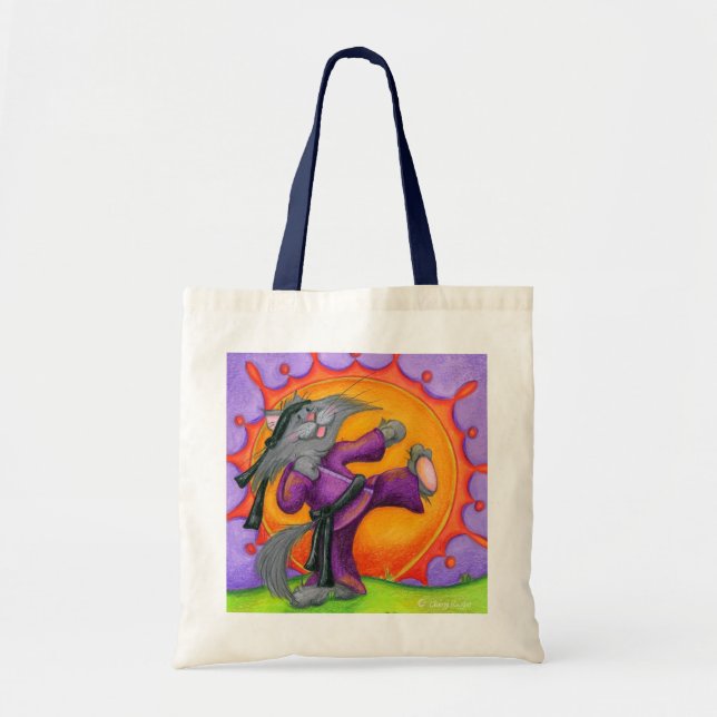 Gatito de Kung Fu/la bolsa de asas del (Frente)