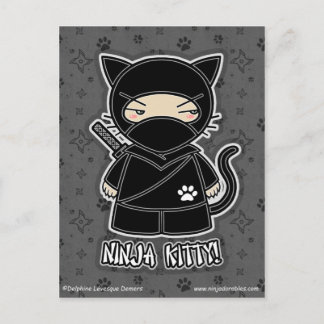 ¡Gatito de Ninja! Postal