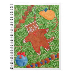 GATITO DE PAN DE JENGIBRE Cuaderno en espiral