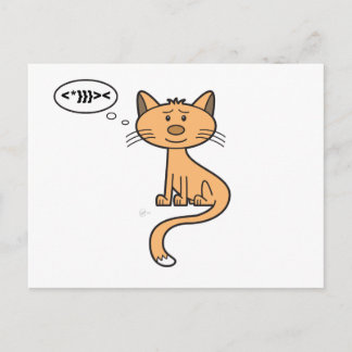 Gatito de texto - postal