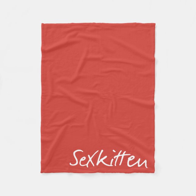 Gatito del sexo - respire en manta del paño grueso (Anverso)