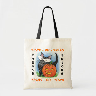 GATITO DEL TRUCO O DE LA INVITACIÓN Y LAS BOLSAS