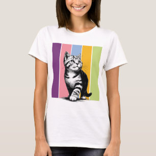 Gatito divertido Camiseta
