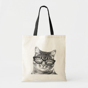 Gatito divertido de la bolsa de asas el de la