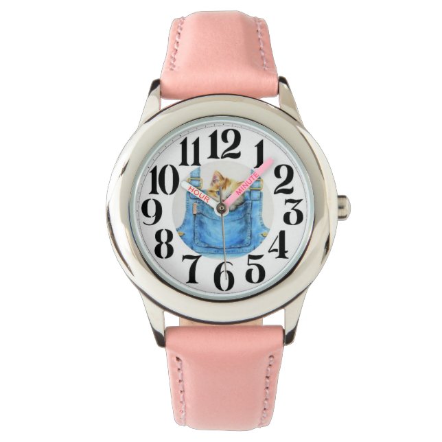 Gatito en el reloj (Anverso)