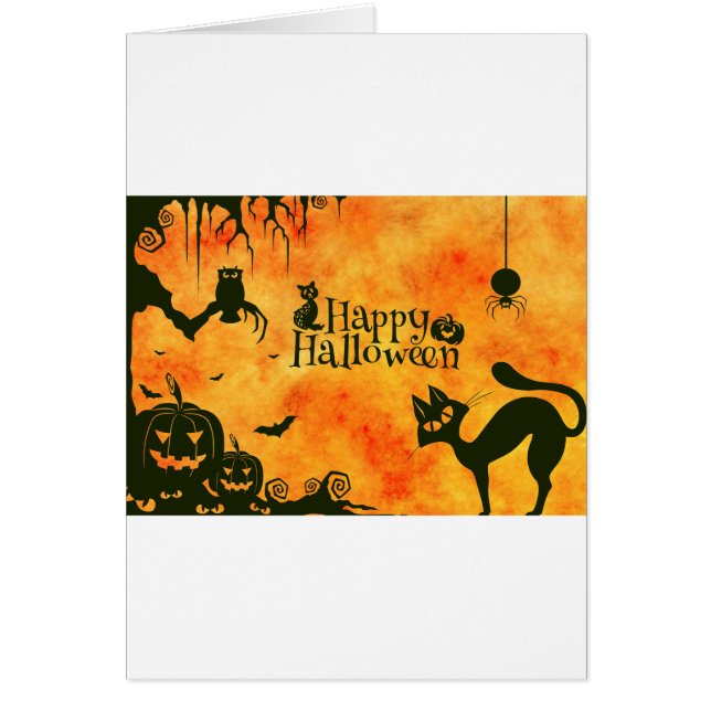 gatito feliz de halloween (Frente)