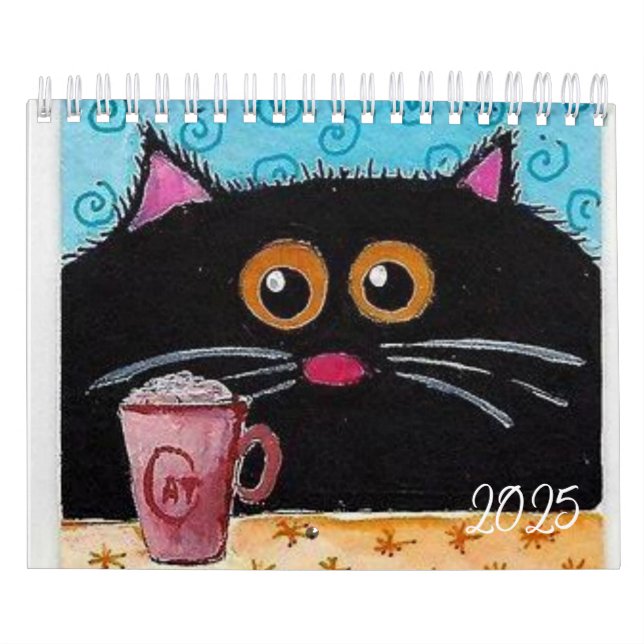 Gatito Gatito Del Calendario 2025 Genial (Tapa)