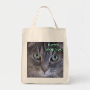 Gatito, la bolsa de libros de la pintura al óleo