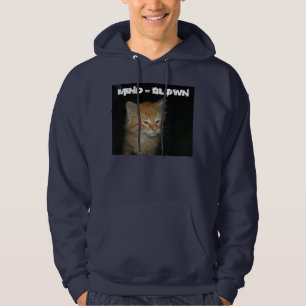 Gatito "MEND = BLOWN" Camisas de sudadera encapuch