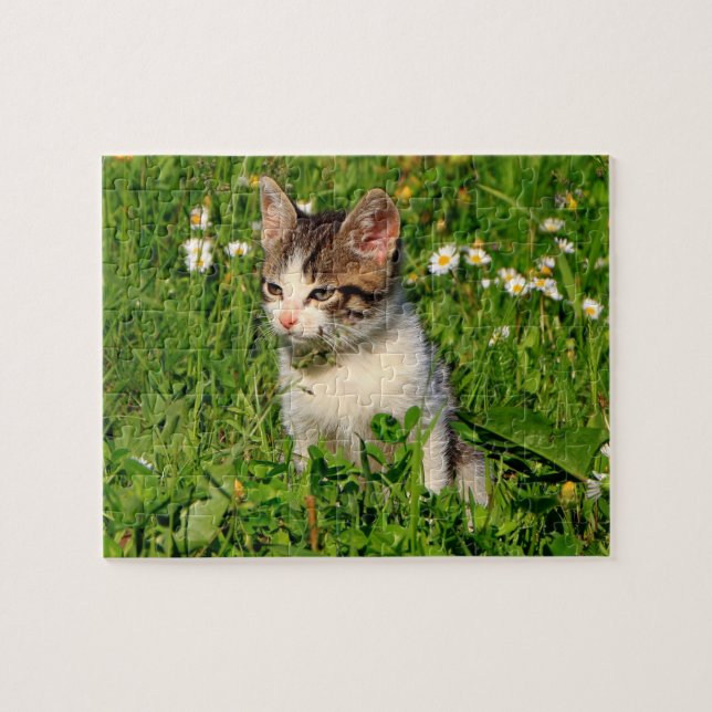 Gatito rompecabezas (Horizontal)