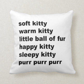 Gatito suave. Almohada