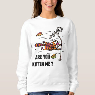 ¿Gatito? Sudadera básica para mujer