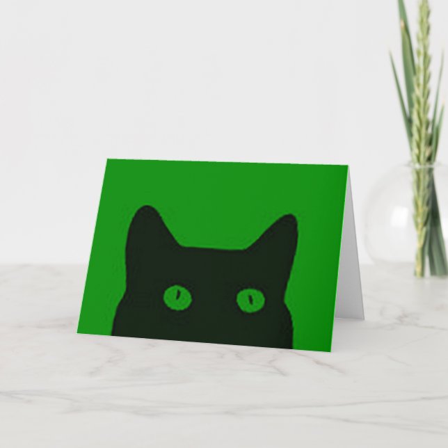 Gatito Verde Gato Navidad Perfecta Fiesta (Anverso)