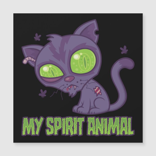 Gatito Zombie es mi Animal Espiritual (Anverso)