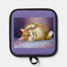 Gatitos amarillos Oven Mitts & Pot Holders