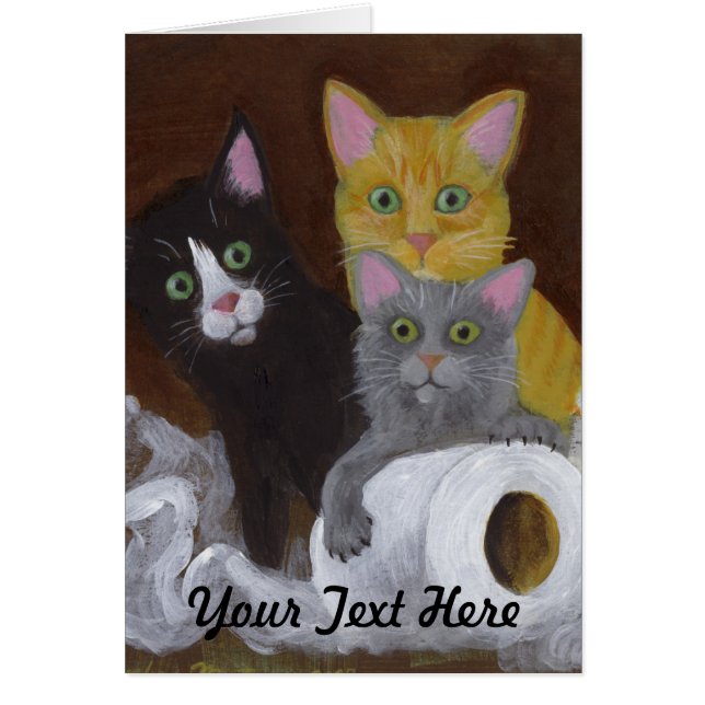 Gatitos juguetones (Frente)