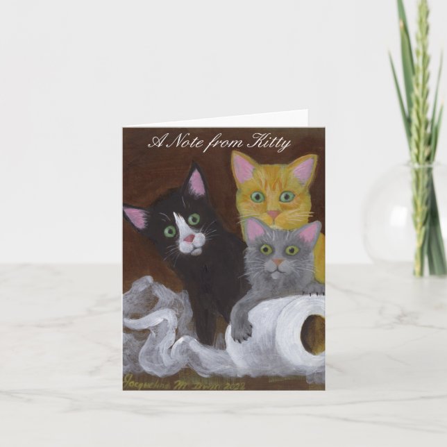 Gatitos juguetones (Anverso)
