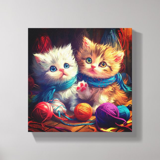 Gatitos Y Arte De Yarn (Anverso)