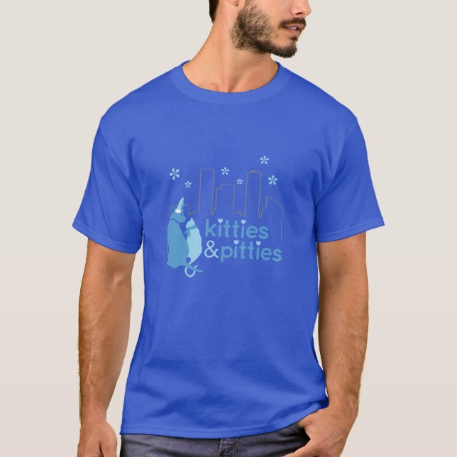 Gatitos y Pitties - camisa del invierno (Anverso)