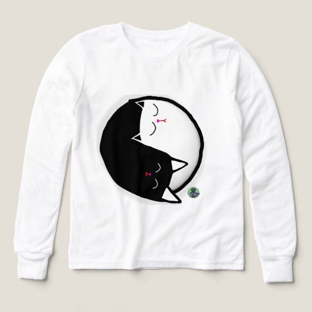 Gatitos Yin & Yang (Diseño frontal)