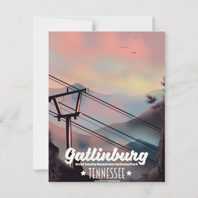Gatlinburg Great Smoky Mountains Tennessee (Anverso)