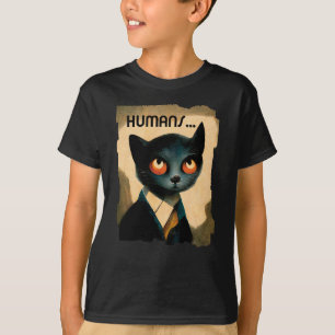 Gato aburrido por los humanos   Arte Para Camiseta