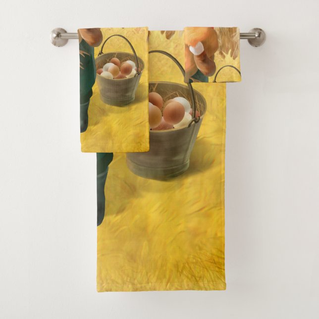 Gato Adorable con Hen en la Granja (In situ)