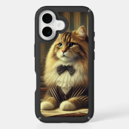 Gato Adorable con Traje "Amante de los Gatos" 