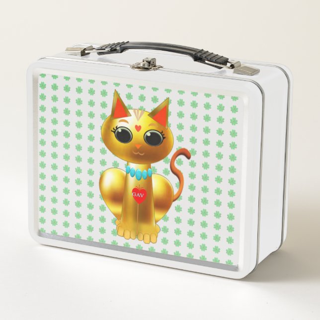 Gato adorable de buena suerte (Anverso)