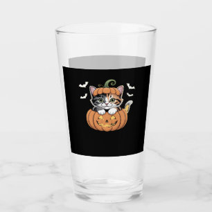 Gato adorable de Halloween en una camiseta clásica