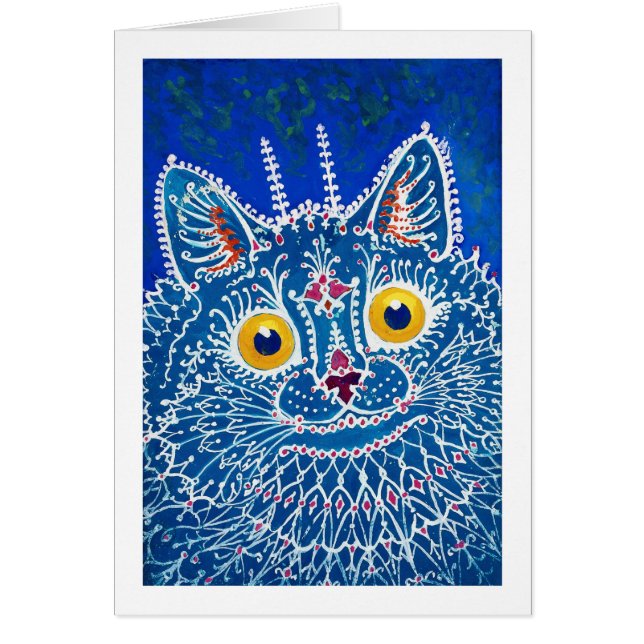 Gato al estilo gótico, Louis Wain (Frente)