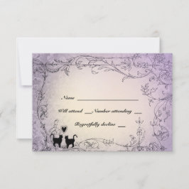 Gato Amantes de la Lavanda Ornate RSVP