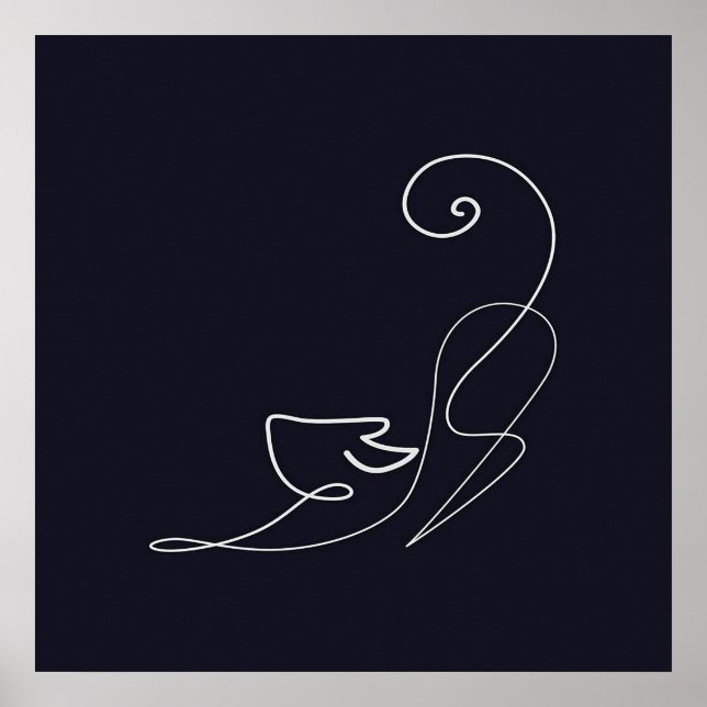 Gato animal | Arte de línea | Gato Lover (Frente)