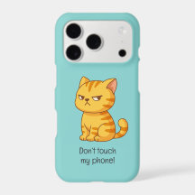 Gato Atigrado Naranja Malhumorado Texto Personaliz