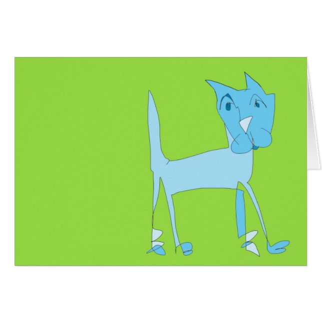 Gato azul (Anverso (Horizontal))