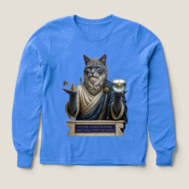 Gato Azul Ruso Arquímedes (Diseño frontal)