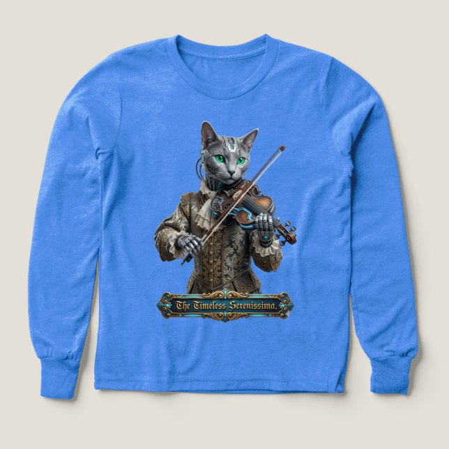 Gato Azul Ruso de la Serenísima Atemporal (Diseño frontal)