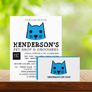 Gato azul, tienda de Mascotas y publicidad de Groo