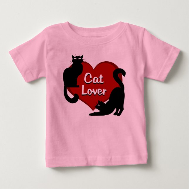 Gato bebé ama a Camisetas Camisetas de Cat Lover (Anverso)