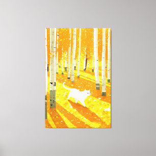 Gato blanco en el arte de Ilustracion de Aspen For