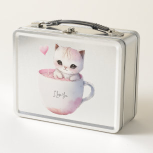 Gato blanco-rosado en una taza de té (4)