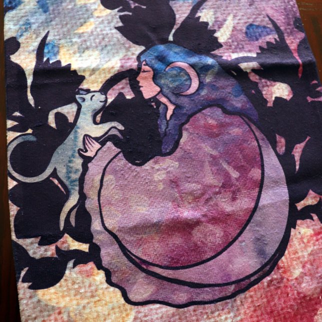 Gato Bruja Diosa de la Luna Gato Wiccan Persona (Subido por el creador)