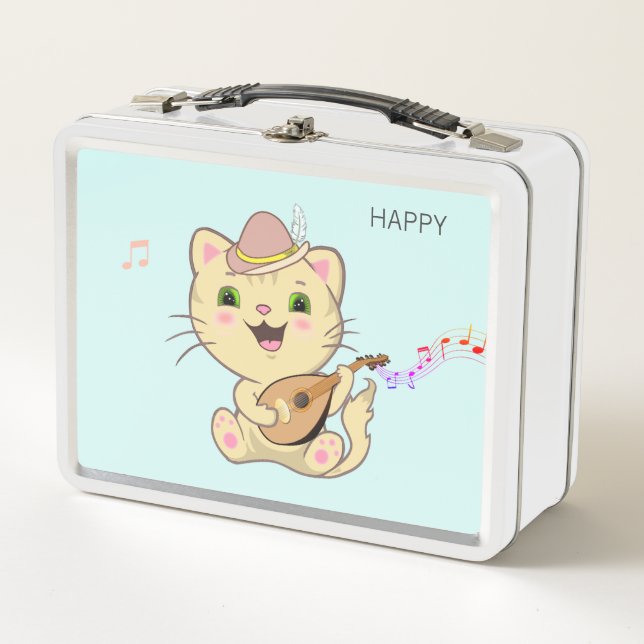 Gato Carioño Musical Naranja Caramelo (Anverso)