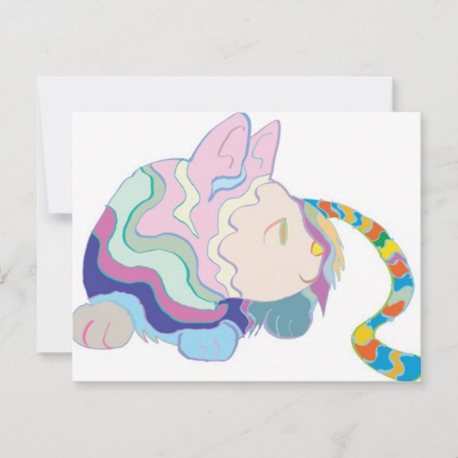 Gato colorido (Anverso)