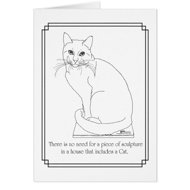 Gato como Obra de Arte (Frente)