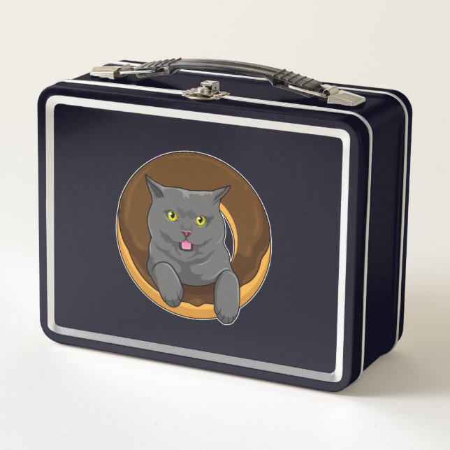 Gato con donut (Anverso)