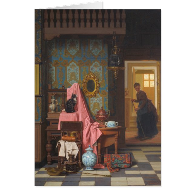 Gato con un Birdcage (Frente)