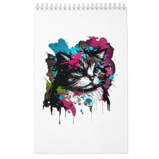 Gato corto en el calendario