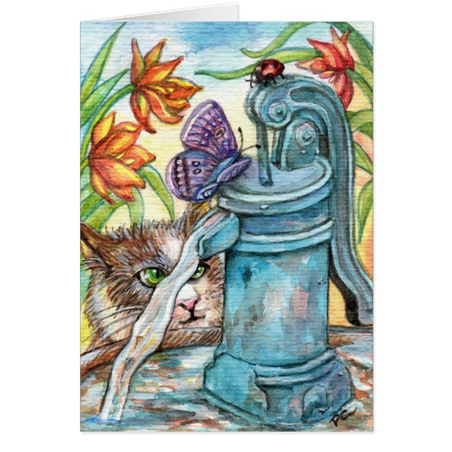 Gato curioso (Frente)